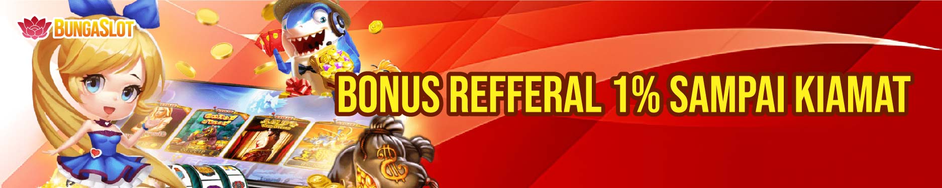 BONUS REFFERAL 1% SAMPAI KIAMAT